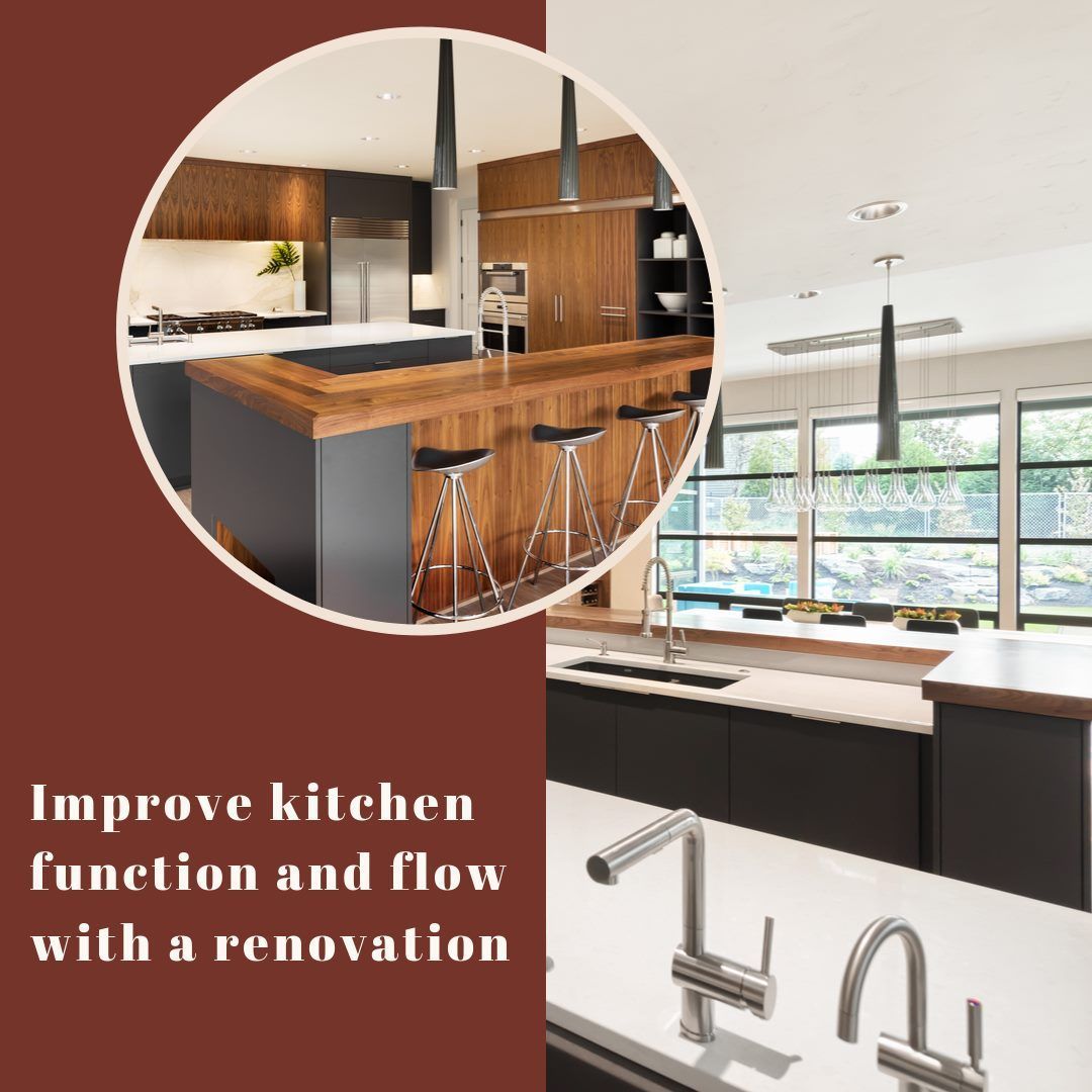 An expertly designed and renovated kitchen that promotes function and flow.