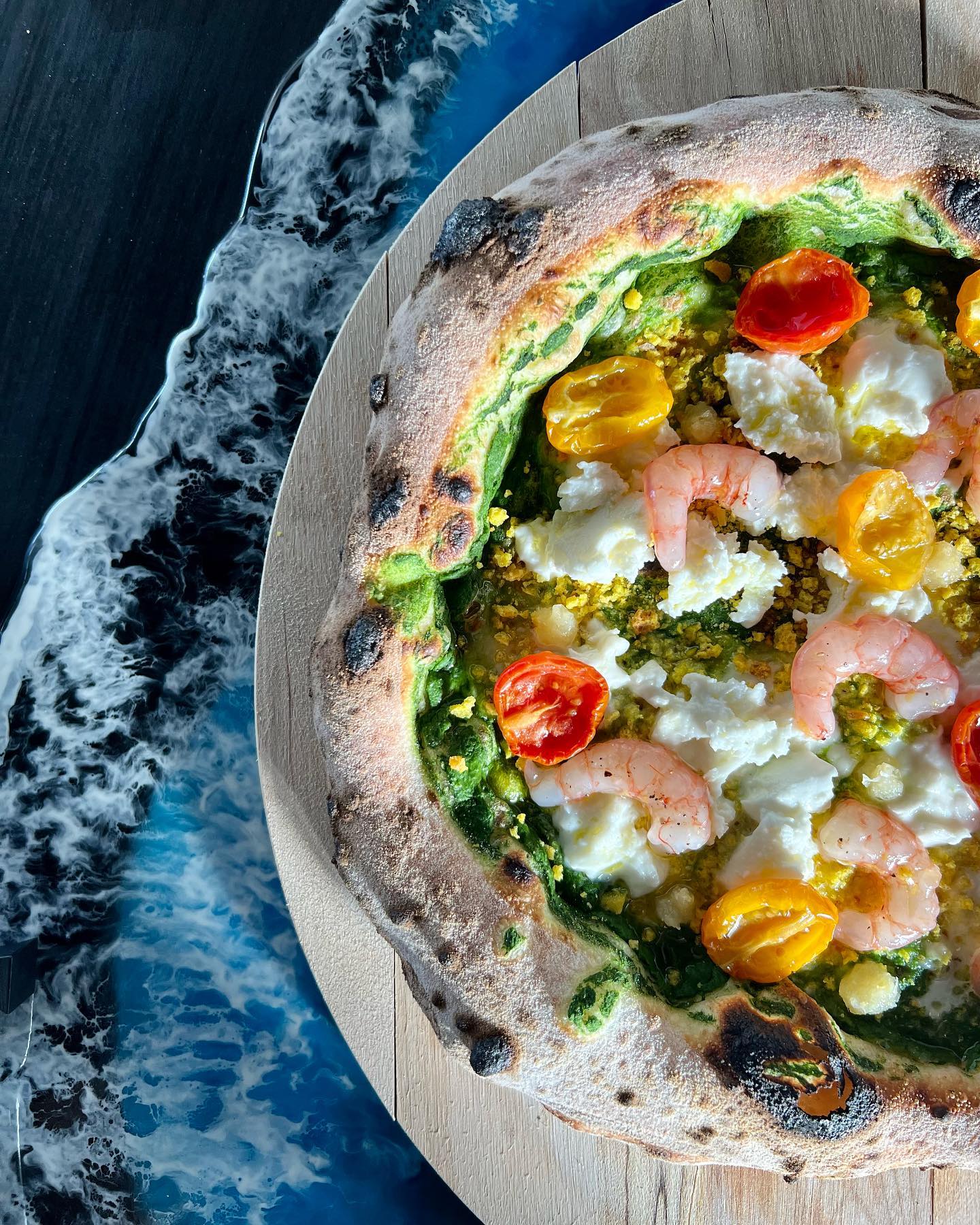 pizza con funghi