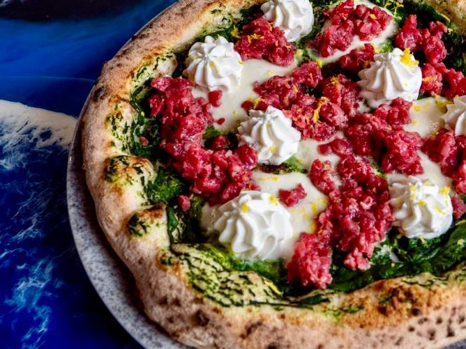 pizza al prosciutto