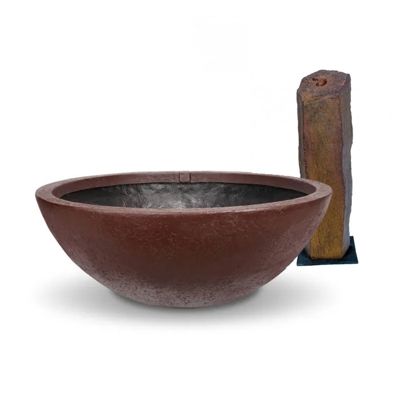 With 30″ Faux Basalt Column