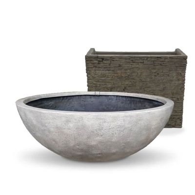 With Stacked Slate Wall