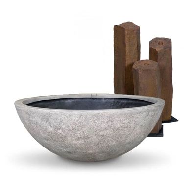 With Faux Basalt – set of 3