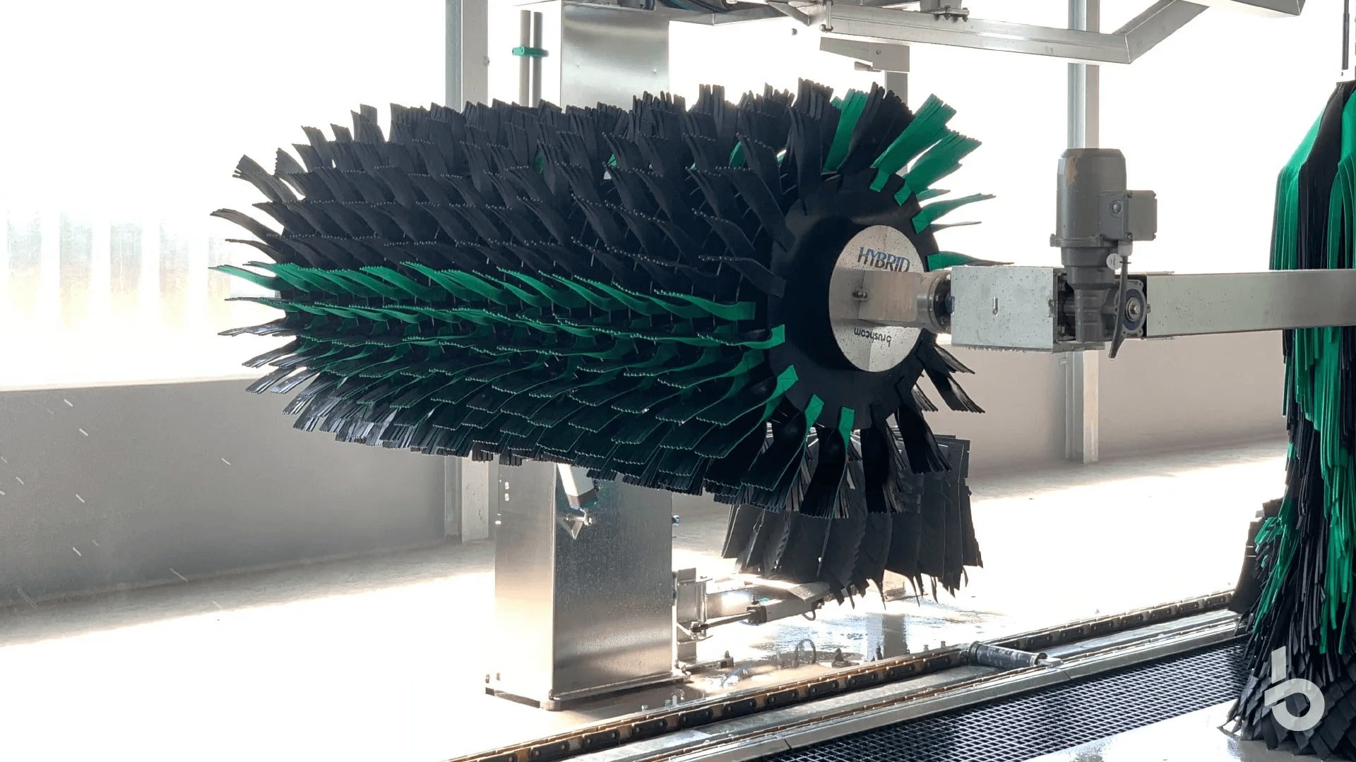 Car wash top brush Textile Foam