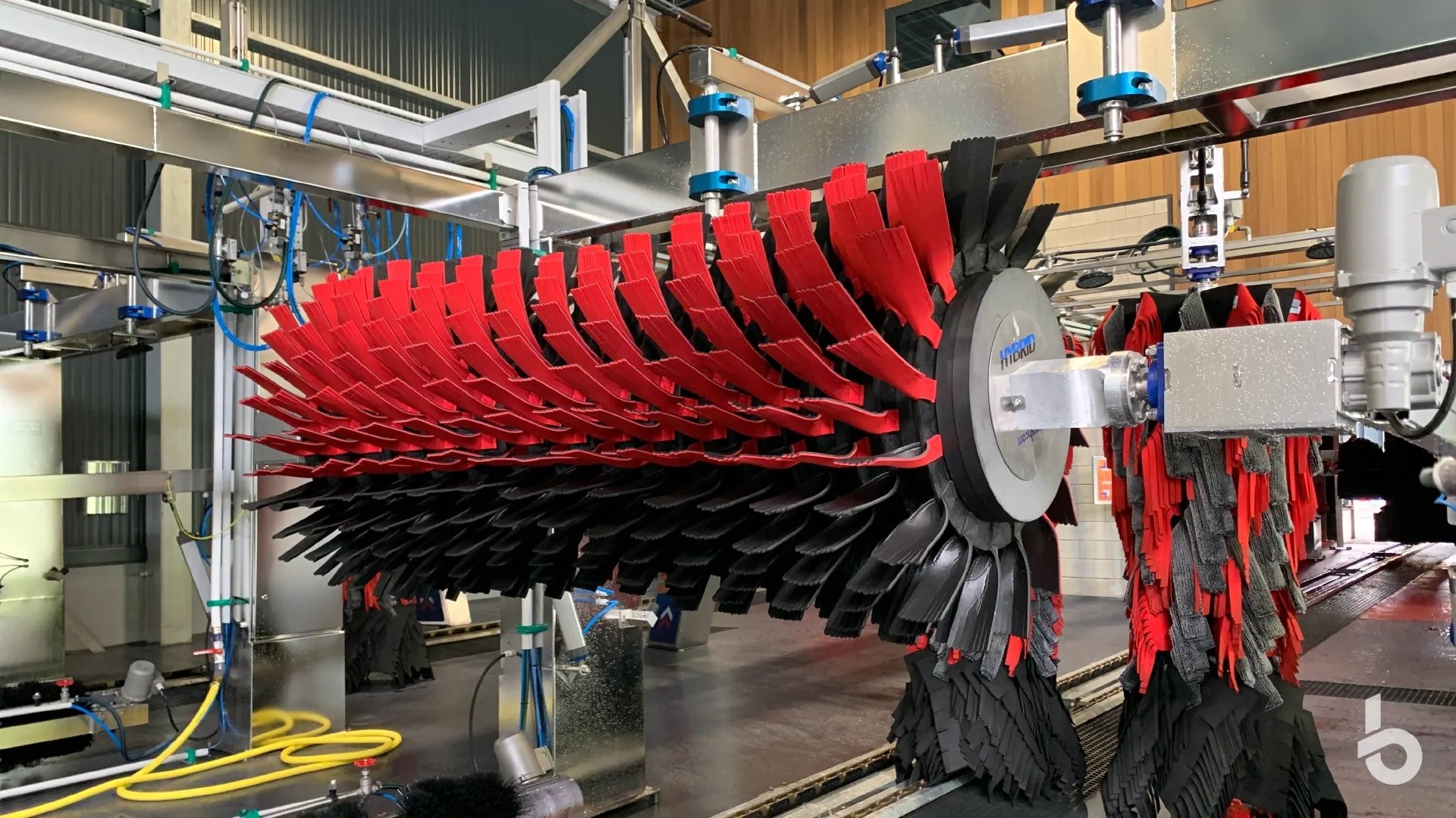 Car wash top brush Textile Foam