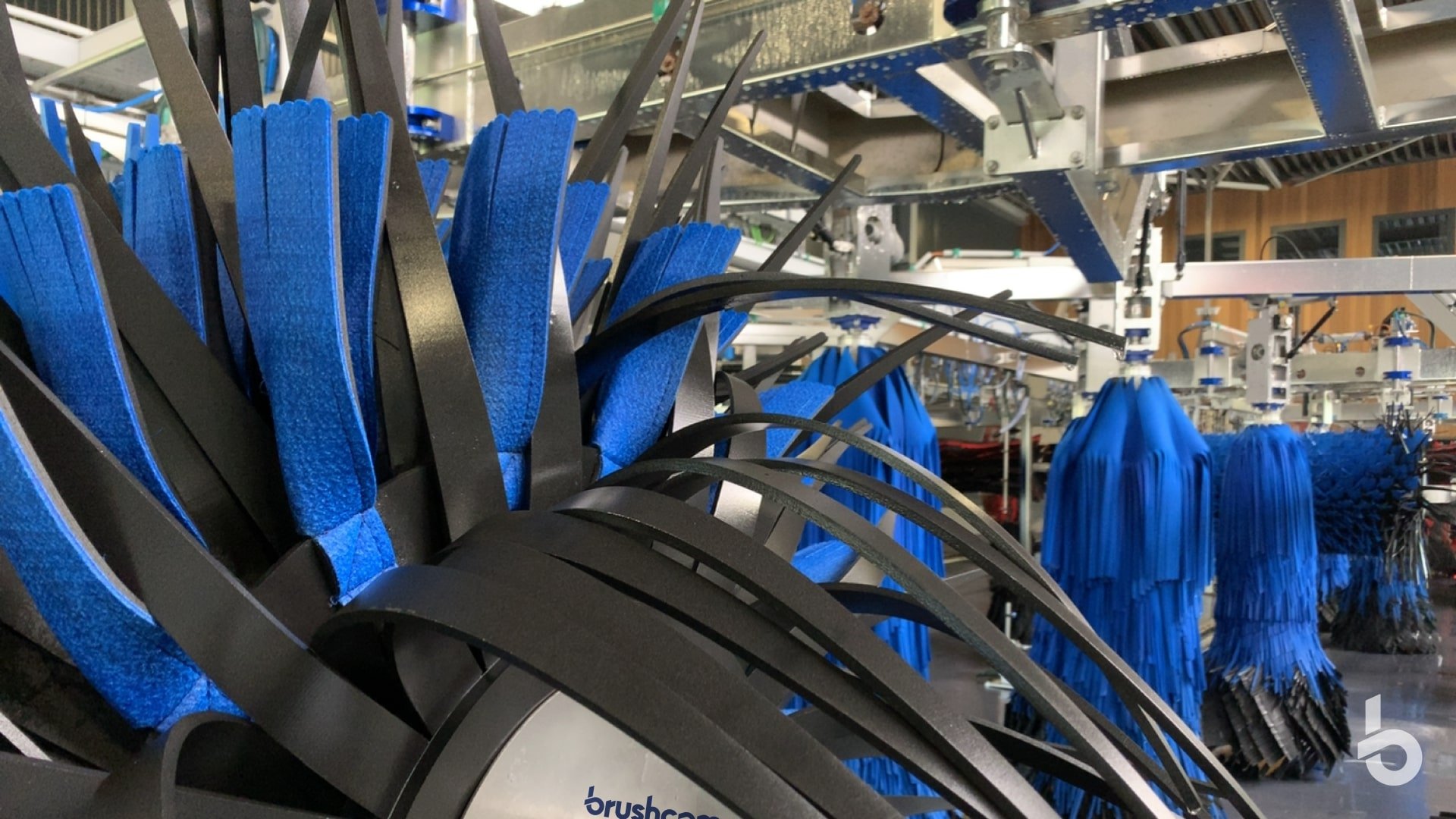 Hybrid car wash material Car Wash Top Brush