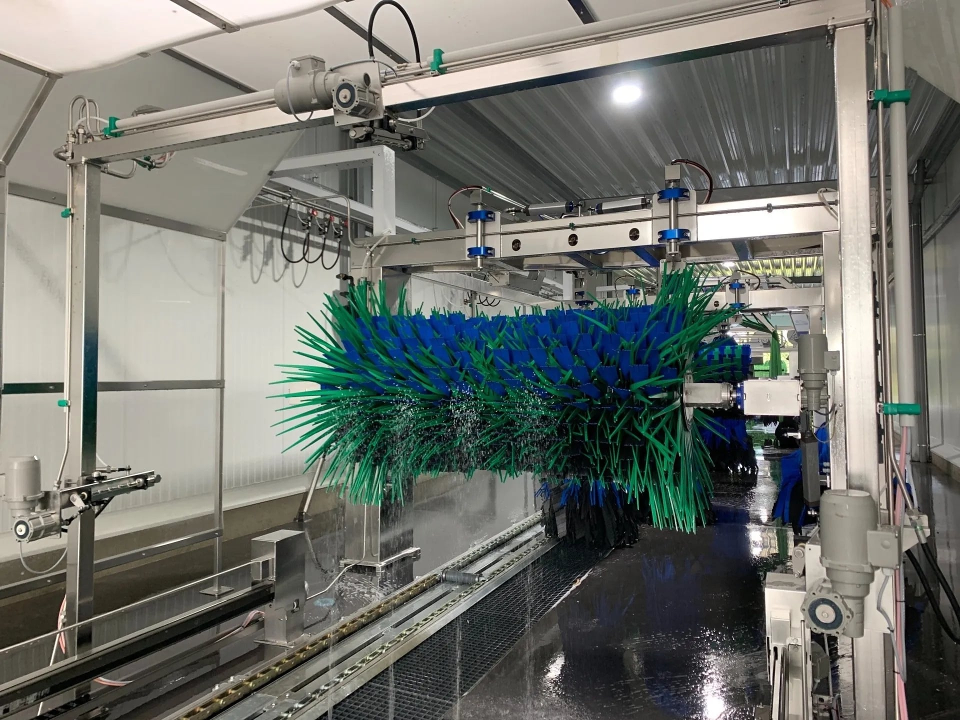 Hybrid+ car wash top brush Foam Textile wash brush