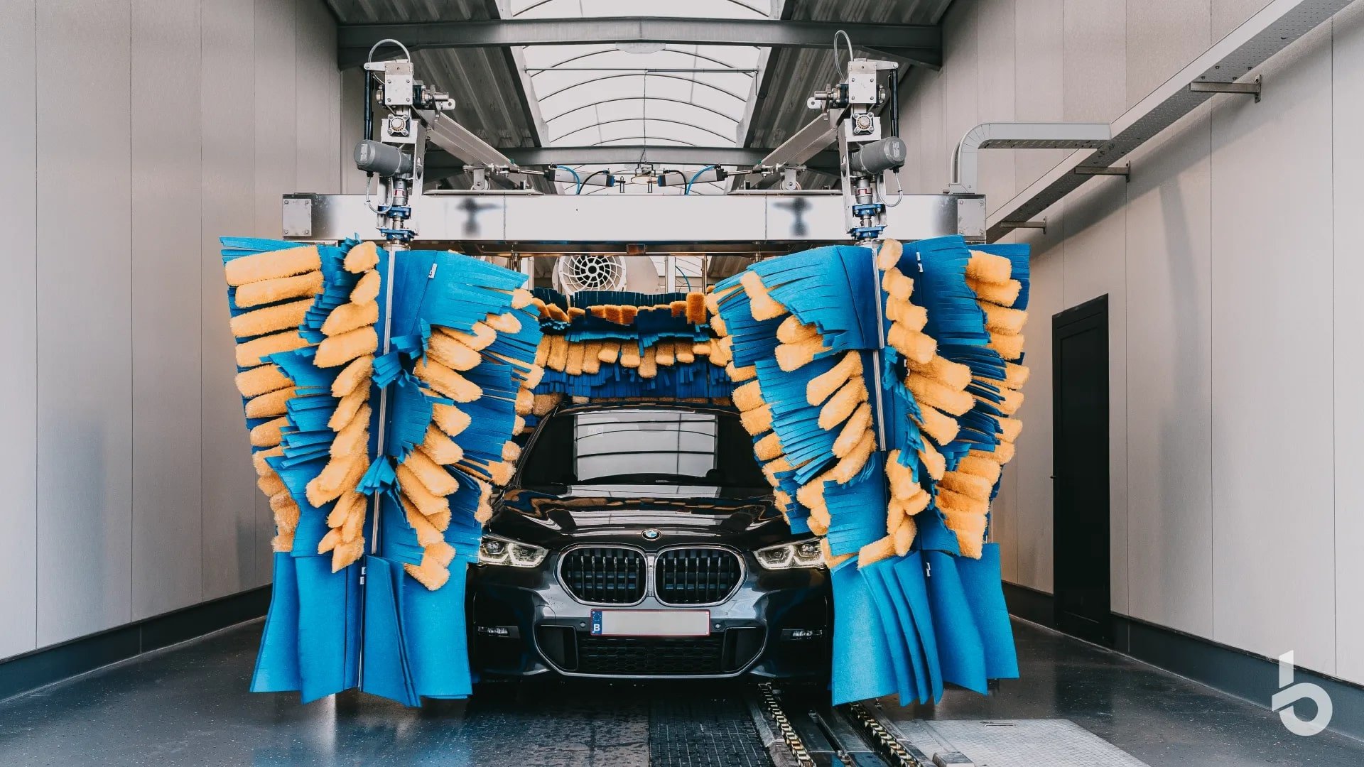 Dry side brush for the car wash MicroDry