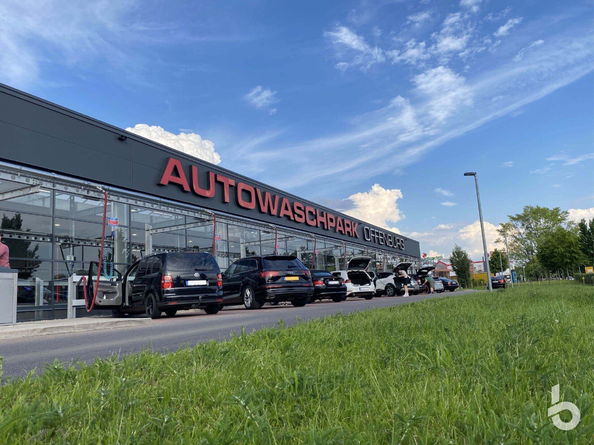 Holz Autowaschanlage