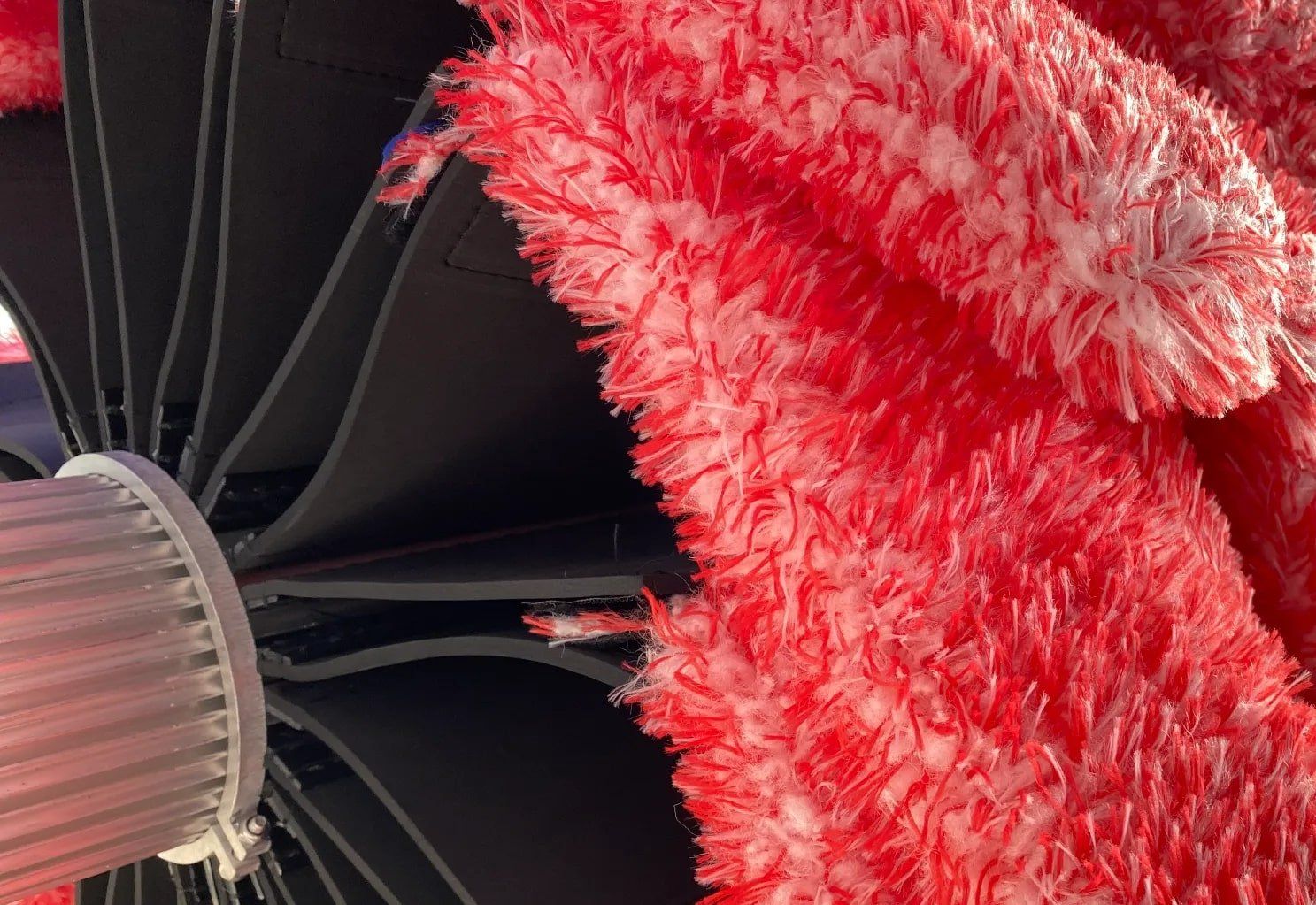car wash dry top brush microdry
