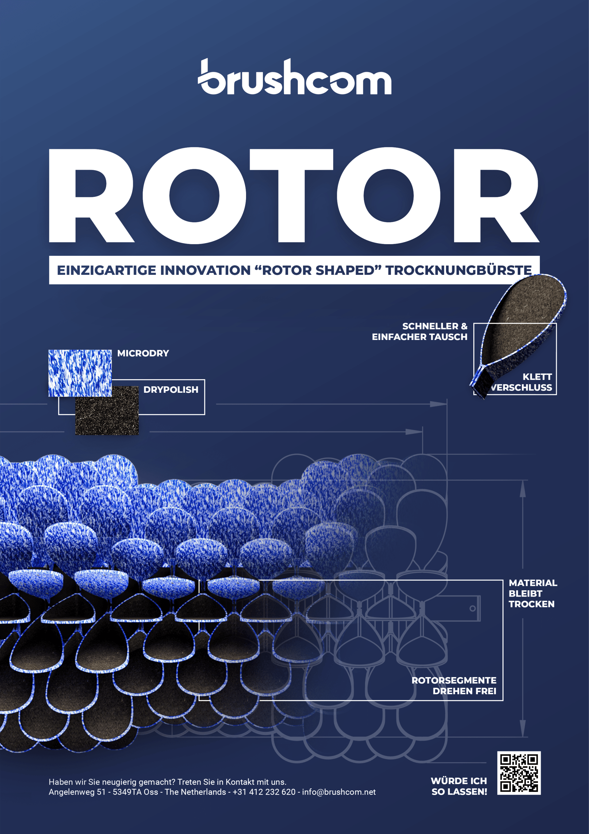 Rotor new top brush