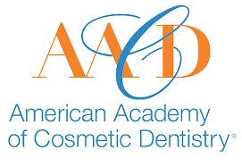 A logo for the american academy of cosmetic dentistry