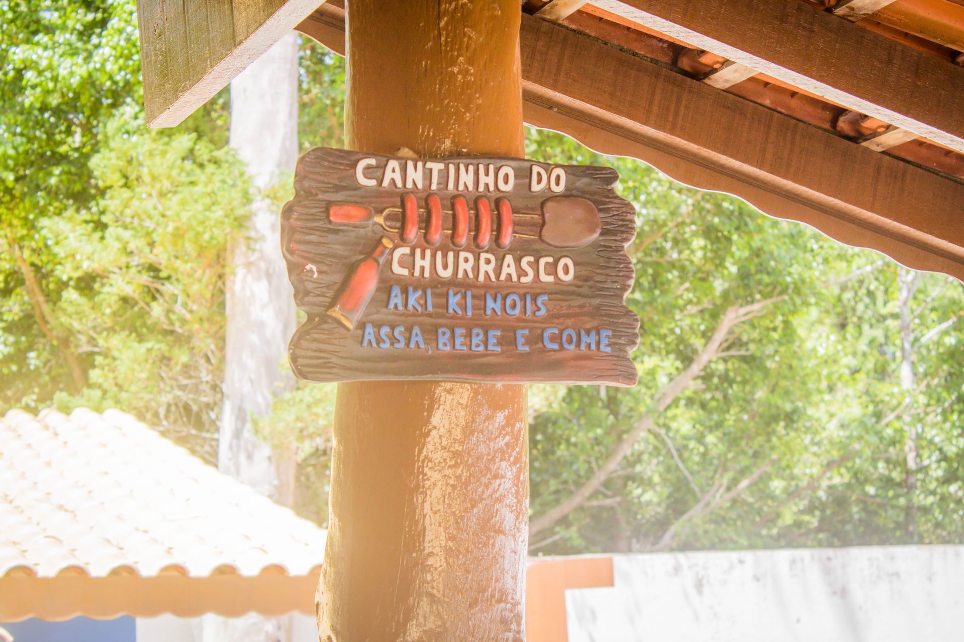 Placa de madeira: 