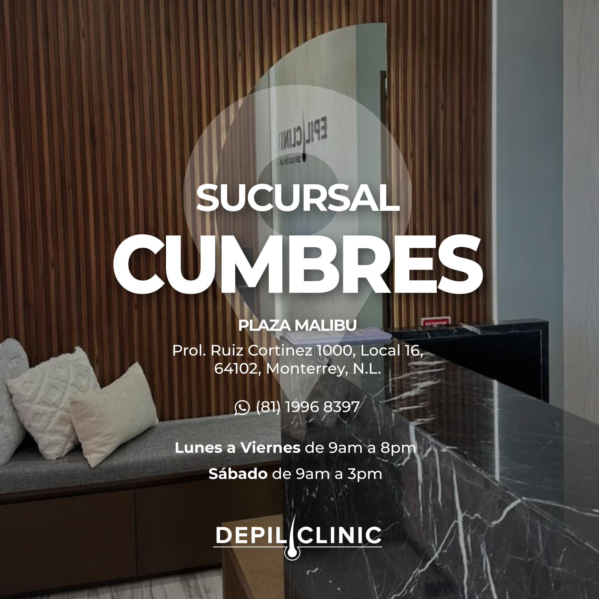 Depiliclinic Cumbres Ubicación