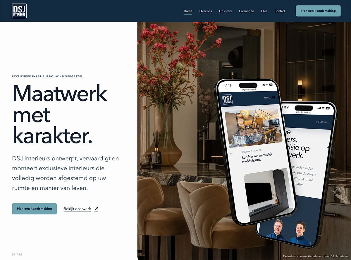 A screenshot of the website for de online hobbyshop van nederland.