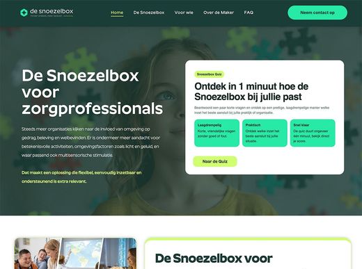 A screenshot of the website for meer reviews meer omzet.