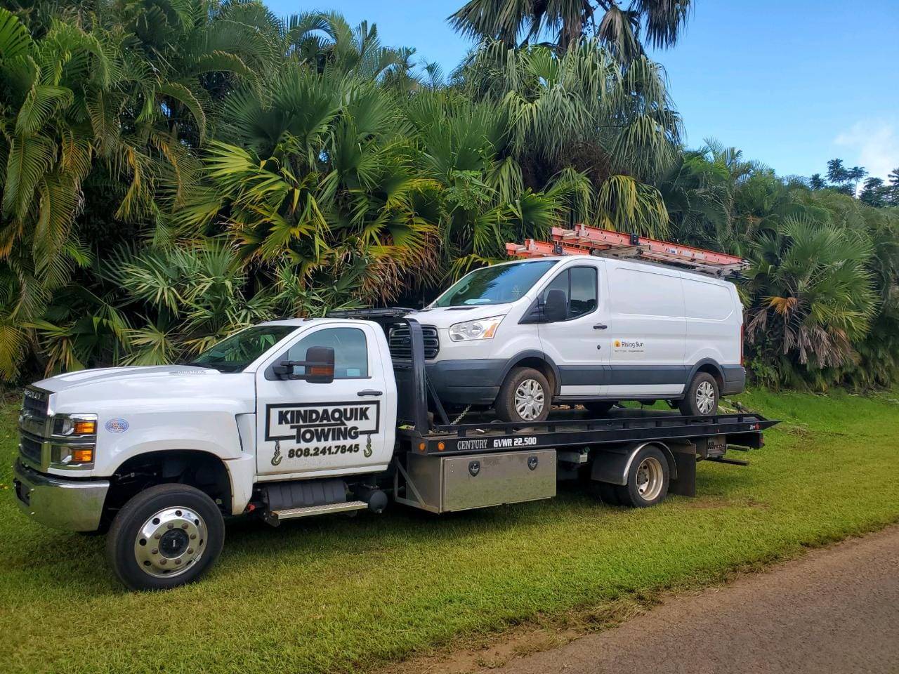 SUV on Tow Truck — Lihue, HI — KindaQuik Towing