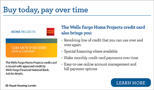 Wells Fargo Home Projects Banner — Killeen, TX — Artie's Heating AC