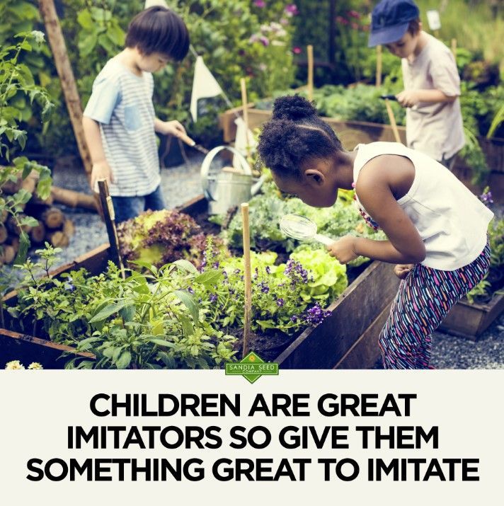 Children are great imitators so give them something great to imitate