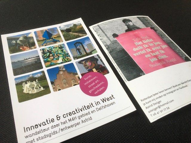 Brochure with photos of West, including text 