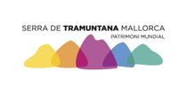 A colorful logo for serra de tramantana mallorca