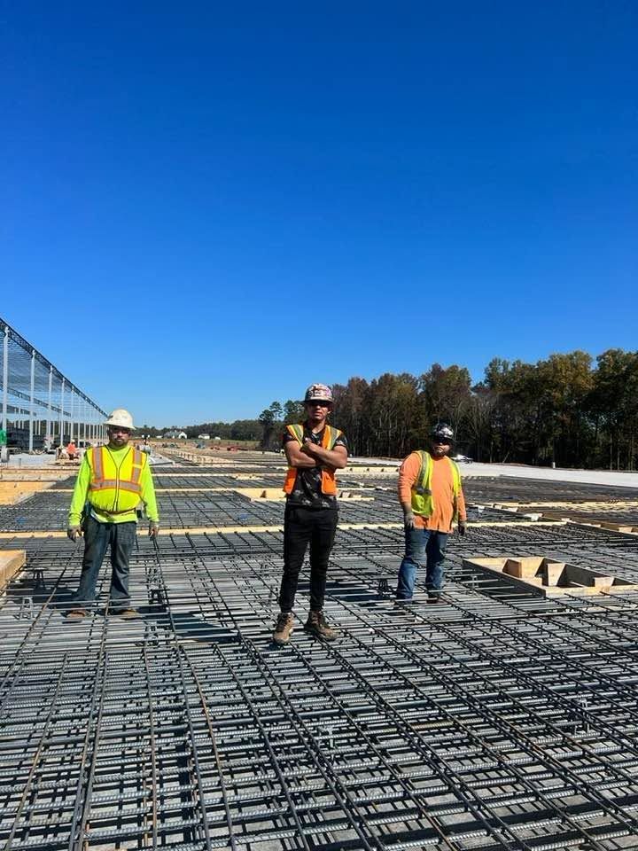 Rodbuster Machado LLC commercial construction team on a job site.