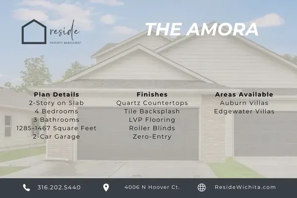 A picture of a house for sale called the amora