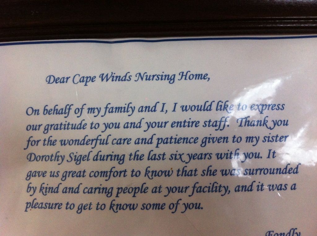 Cape Winds Rest Home