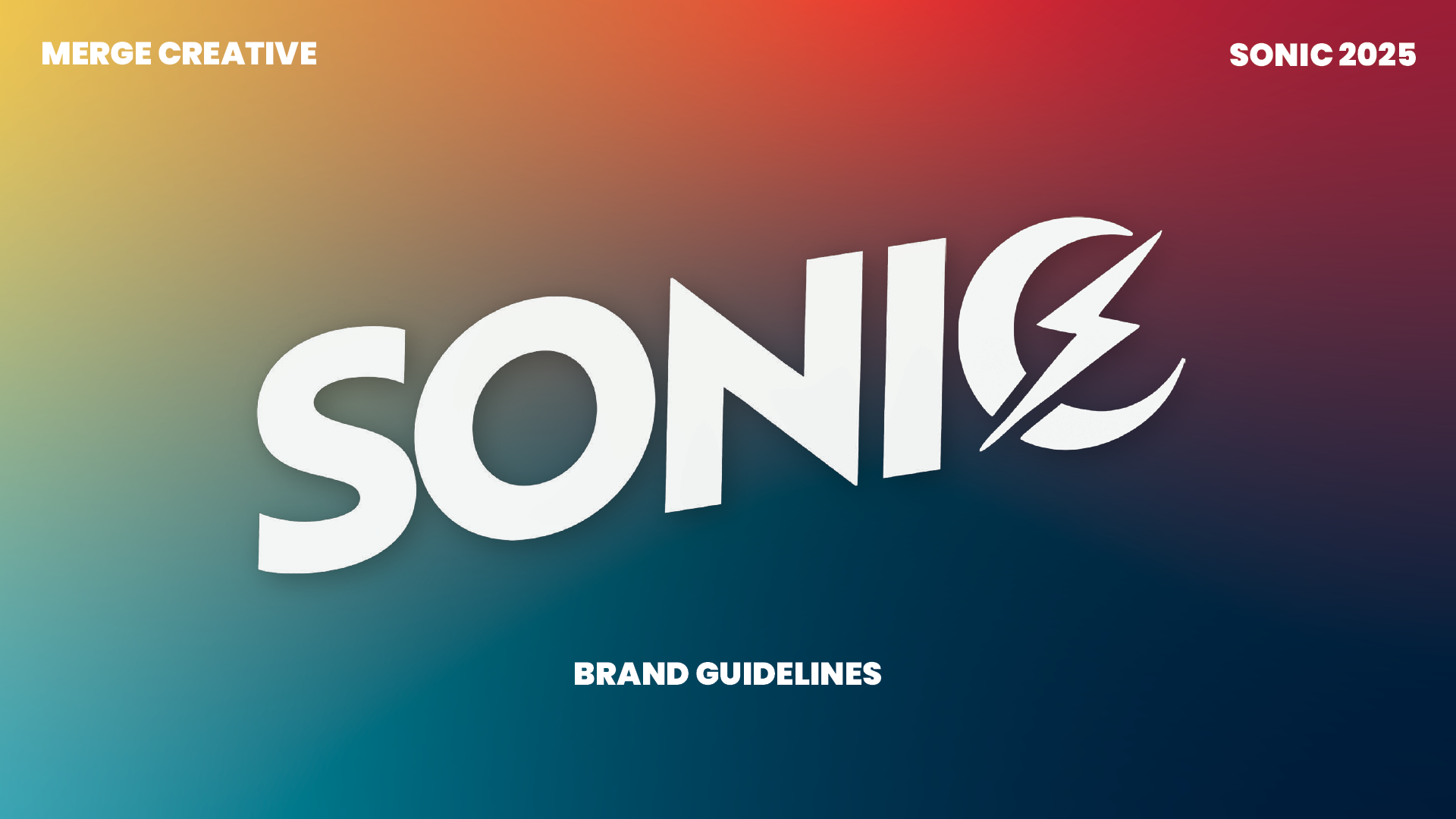 Sonic Brand Guideline page 1