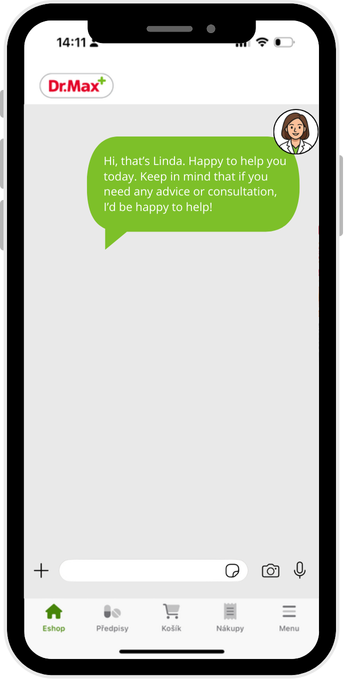 Dr. Max App mockup