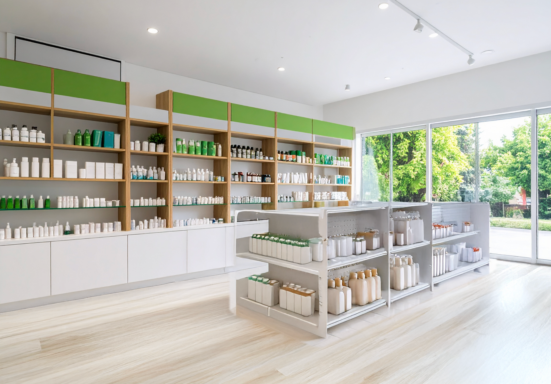 Dr. Max experience store mockup