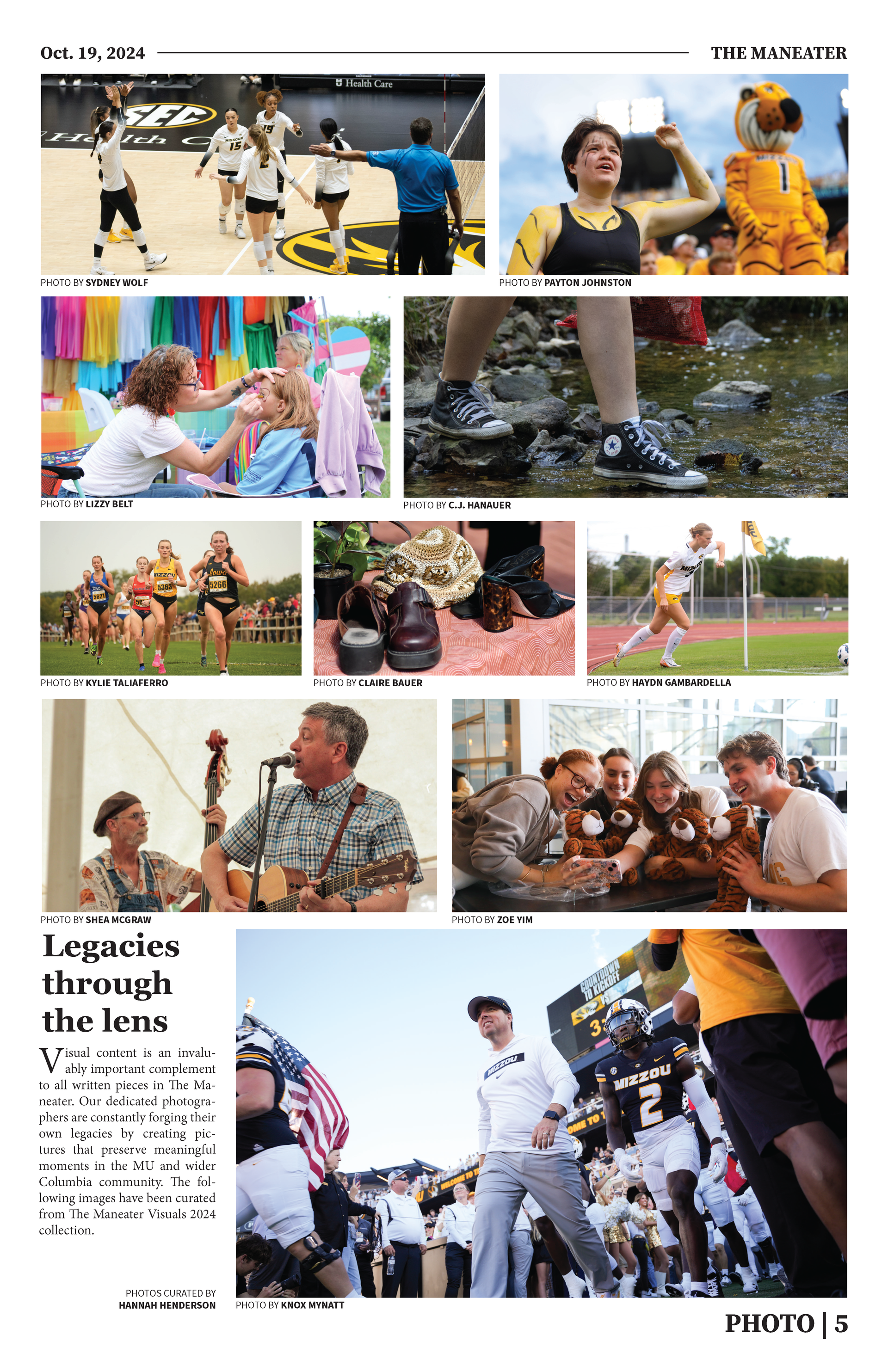 Homecoming Issue spread