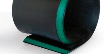 Dual layer (hard/soft) sandwich skirting rubber