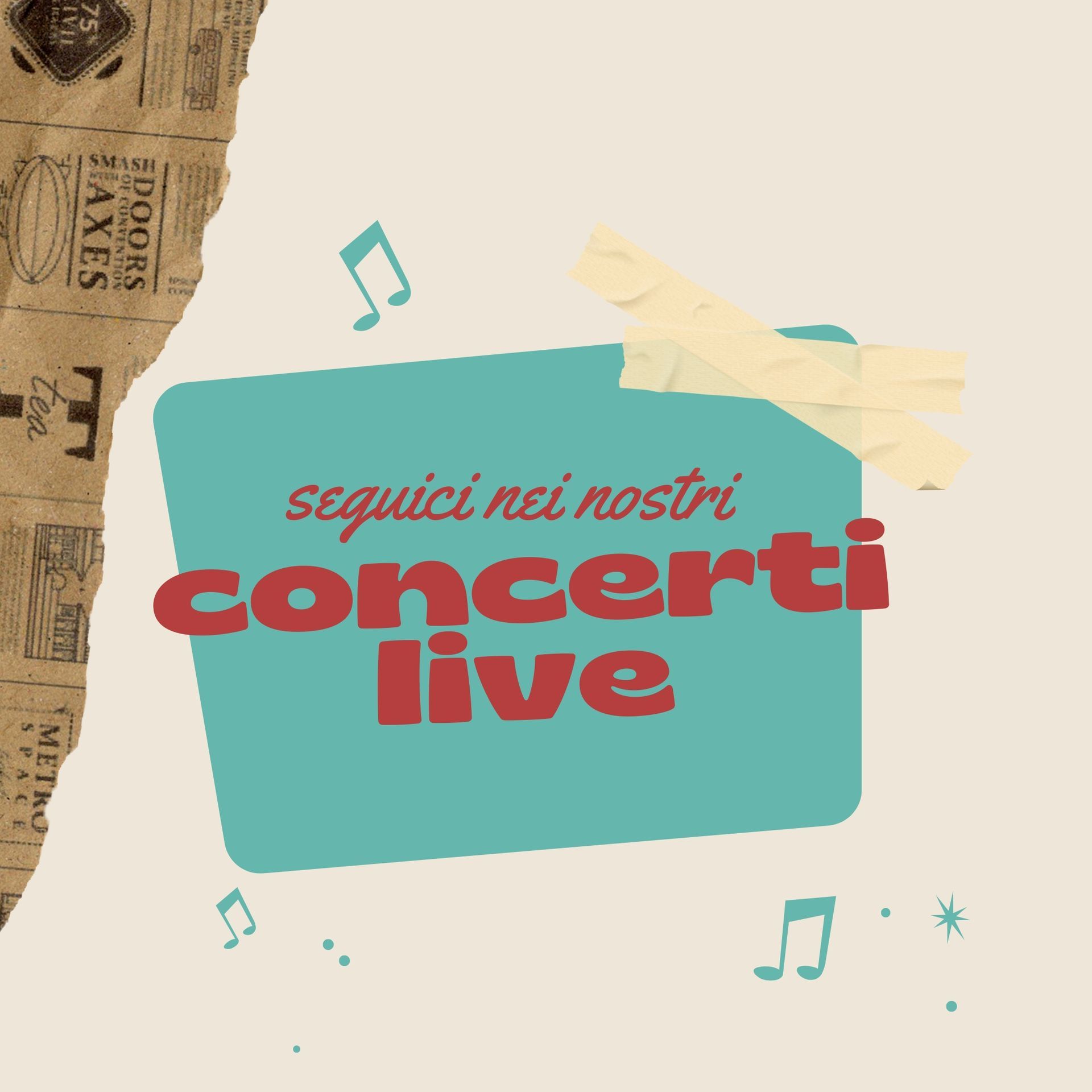 Un poster per un concerto della Mikely Family Band