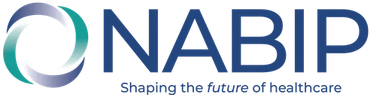 NABIP logo with blue and teal swirl icon and tagline “Shaping the future of healthcare”