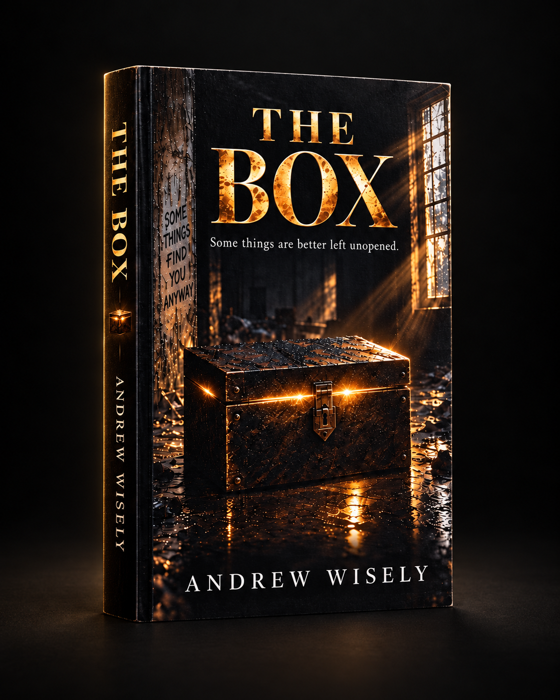 The Box psychological thriller book cover by Andrew Wisely