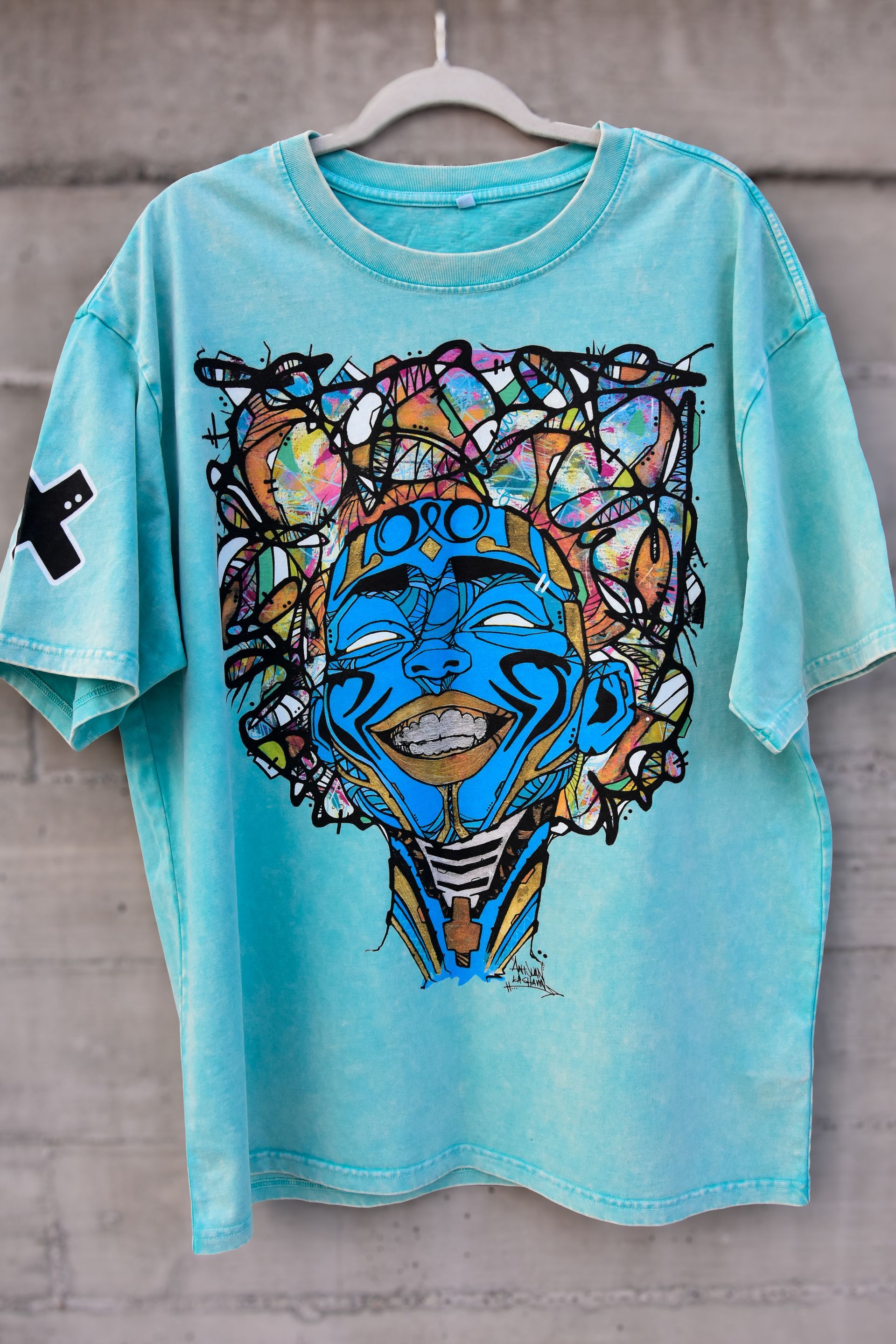 Joy Heavyweight Oversized Snow Washed Graphic T-Shirt