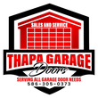 Thapa Garage logo with red-and-black service shop icon, &ldquo;Sales and Service,&rdquo; and phone number 586-305-0373