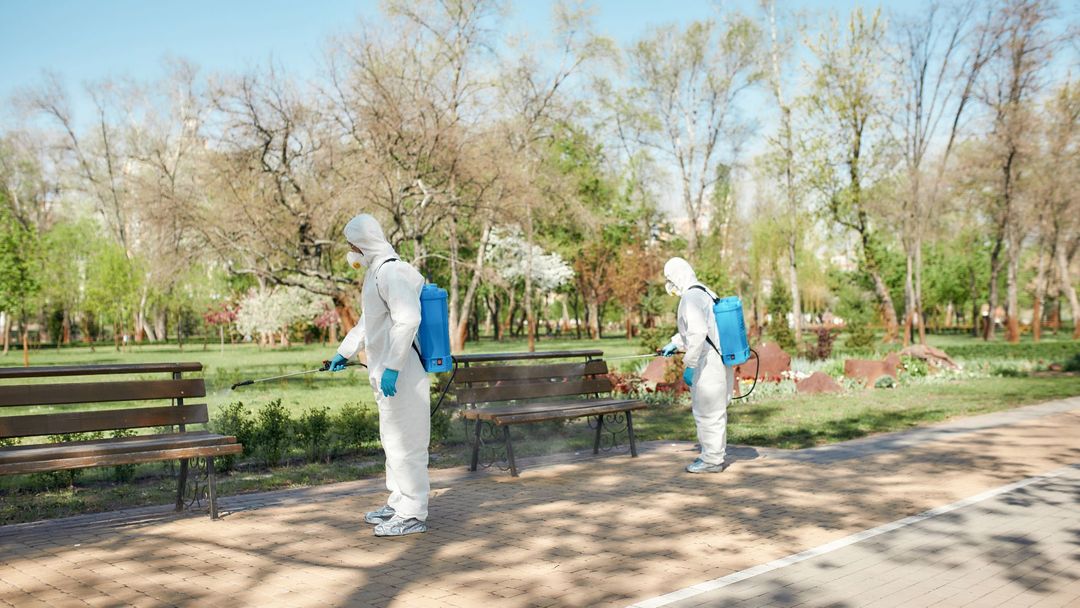 disinfezione aree verdi