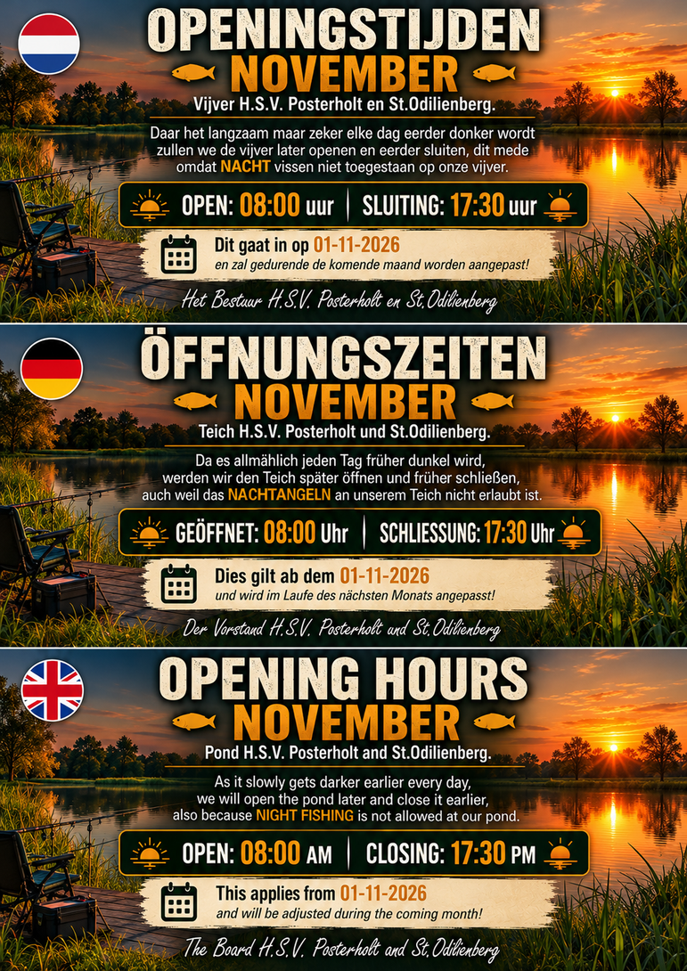 Vijversluiting 25-10-2026