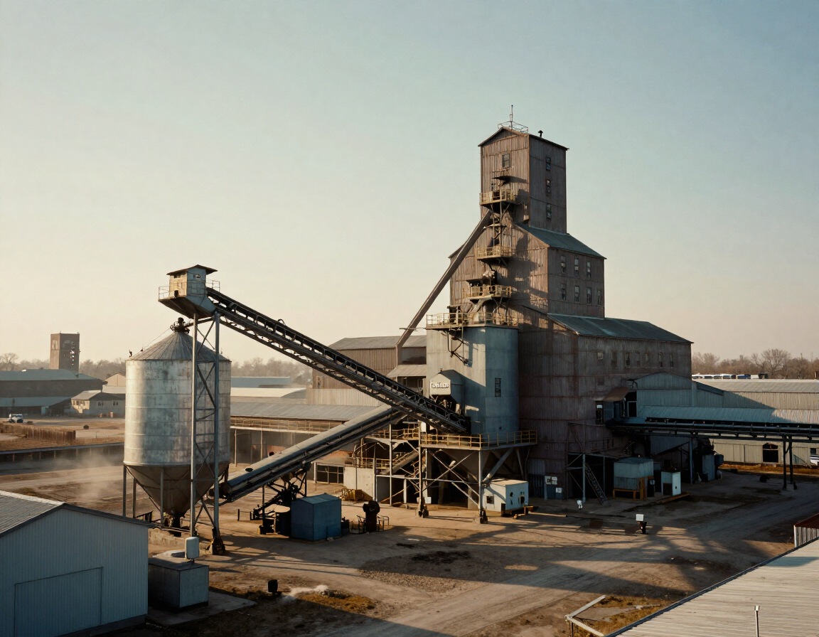 Historic Conagra grain mill and processing facility