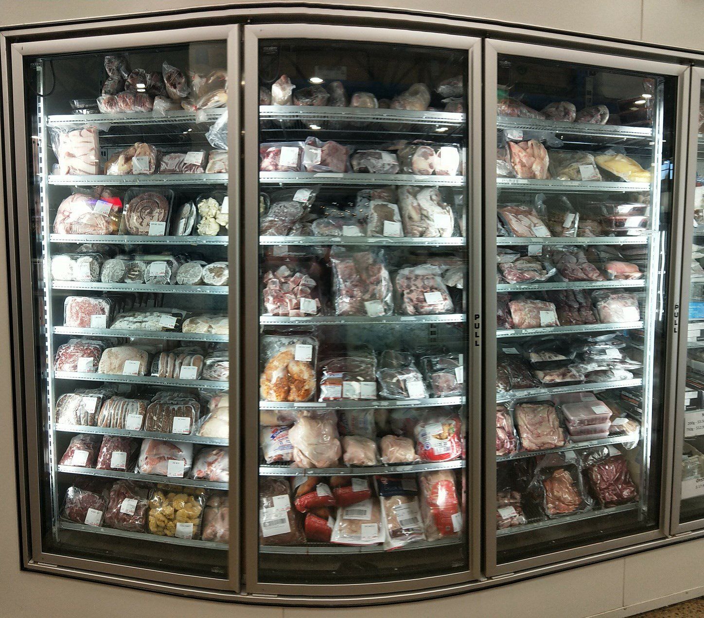 Packaged Meat In Fridge — Butcher in Darwin