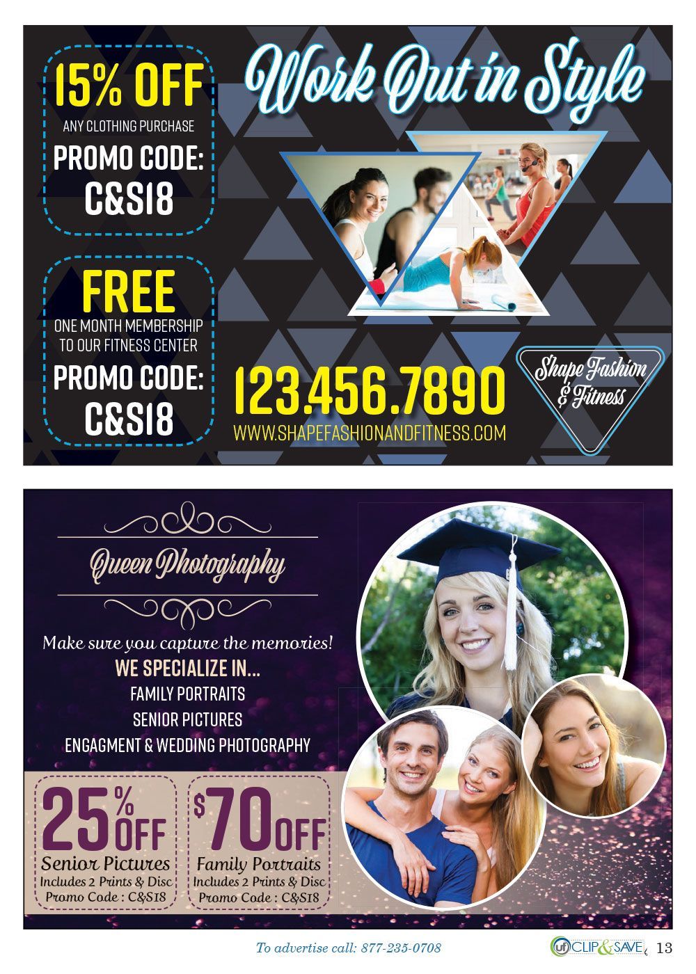 A poster with a picture of a woman in a graduation cap and gown.