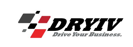 A logo for a company called dryiv drive your business.