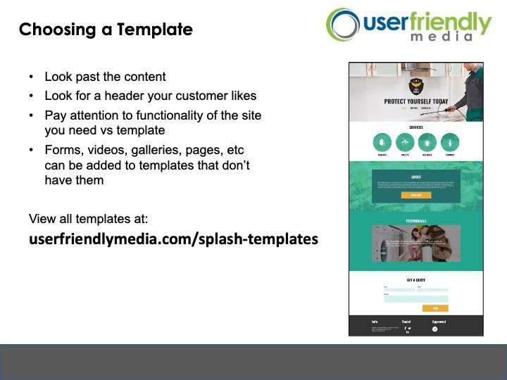 A screenshot of a user friendly media website
