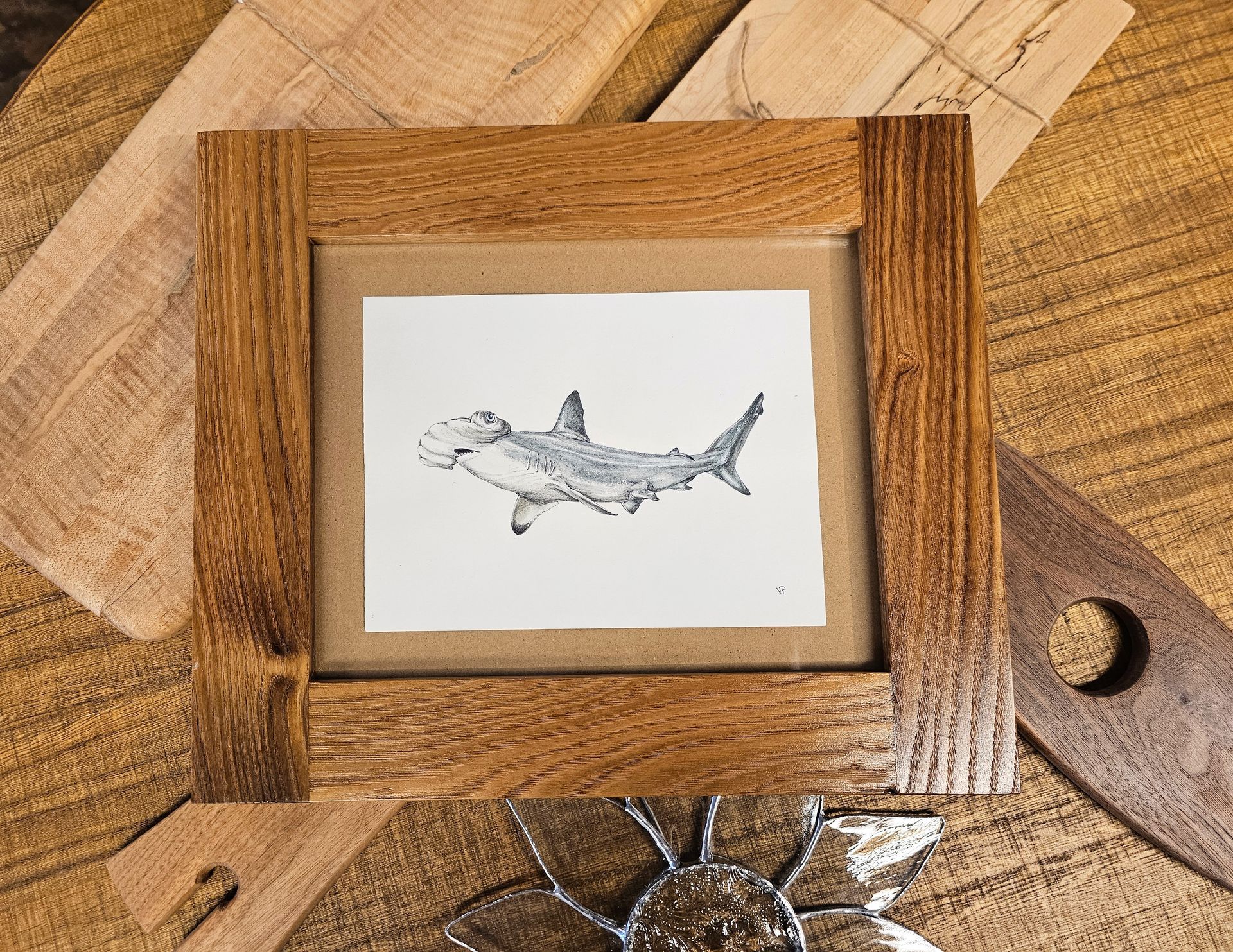 Scalloped Hammerhead Print