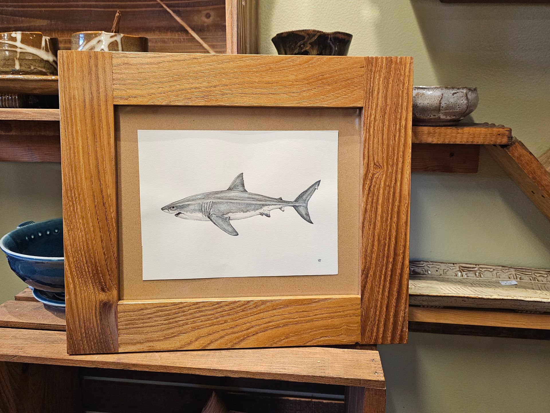 Great White Shark Print