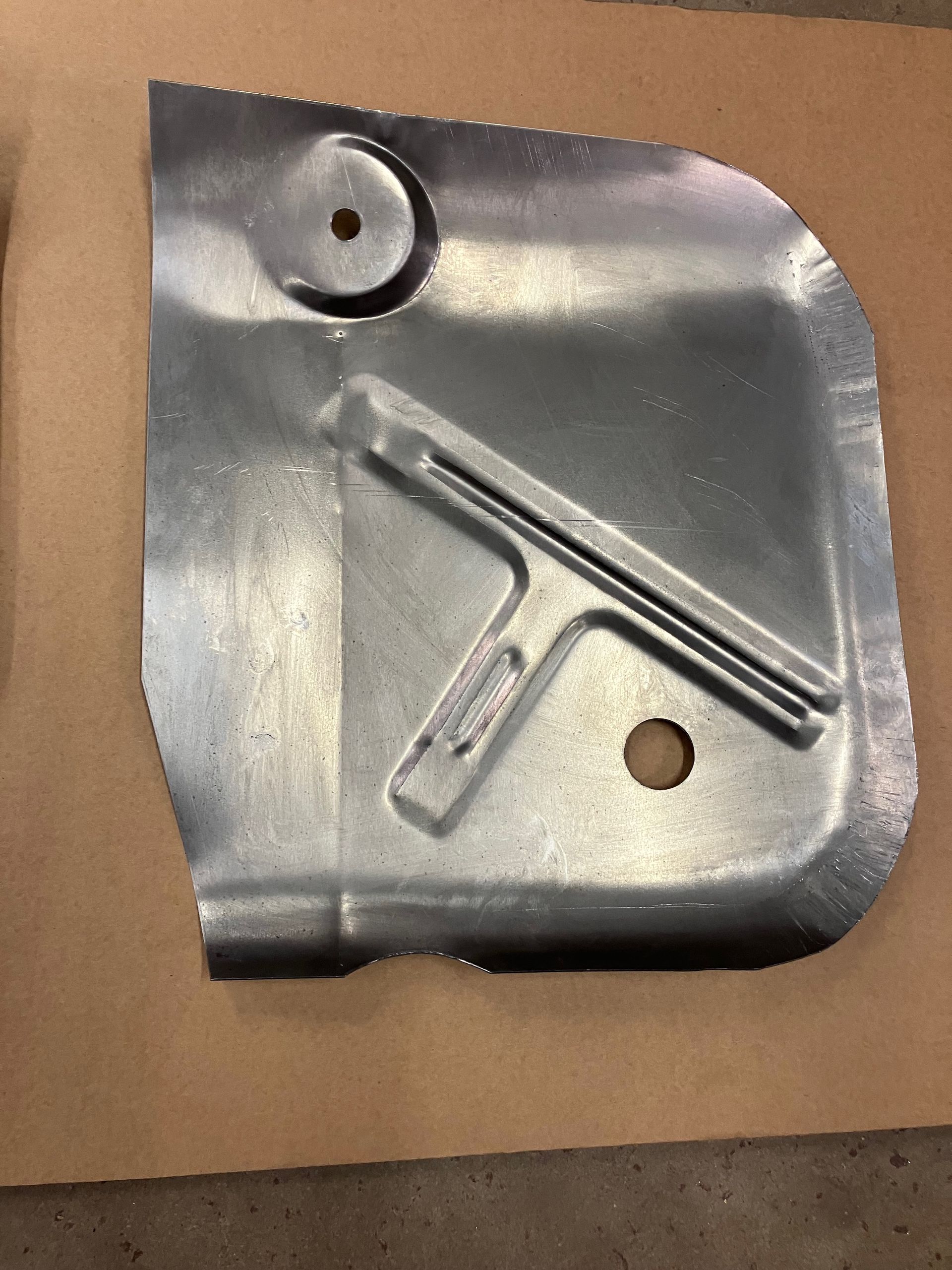 1963 Galaxie Left rear floor pan bottom.