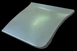 1967-71   T-Bird  Quarter Dog Leg 2 dr. - L