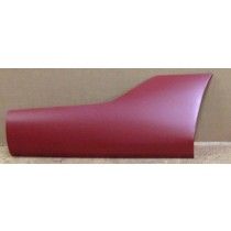 Red car quarter panel.