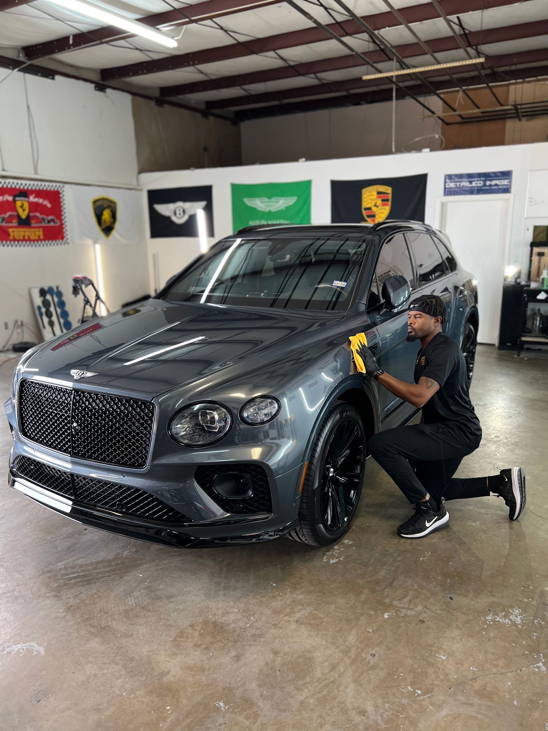 Mike Coating an FX4 Ford Truck at Fast Lane Detailing